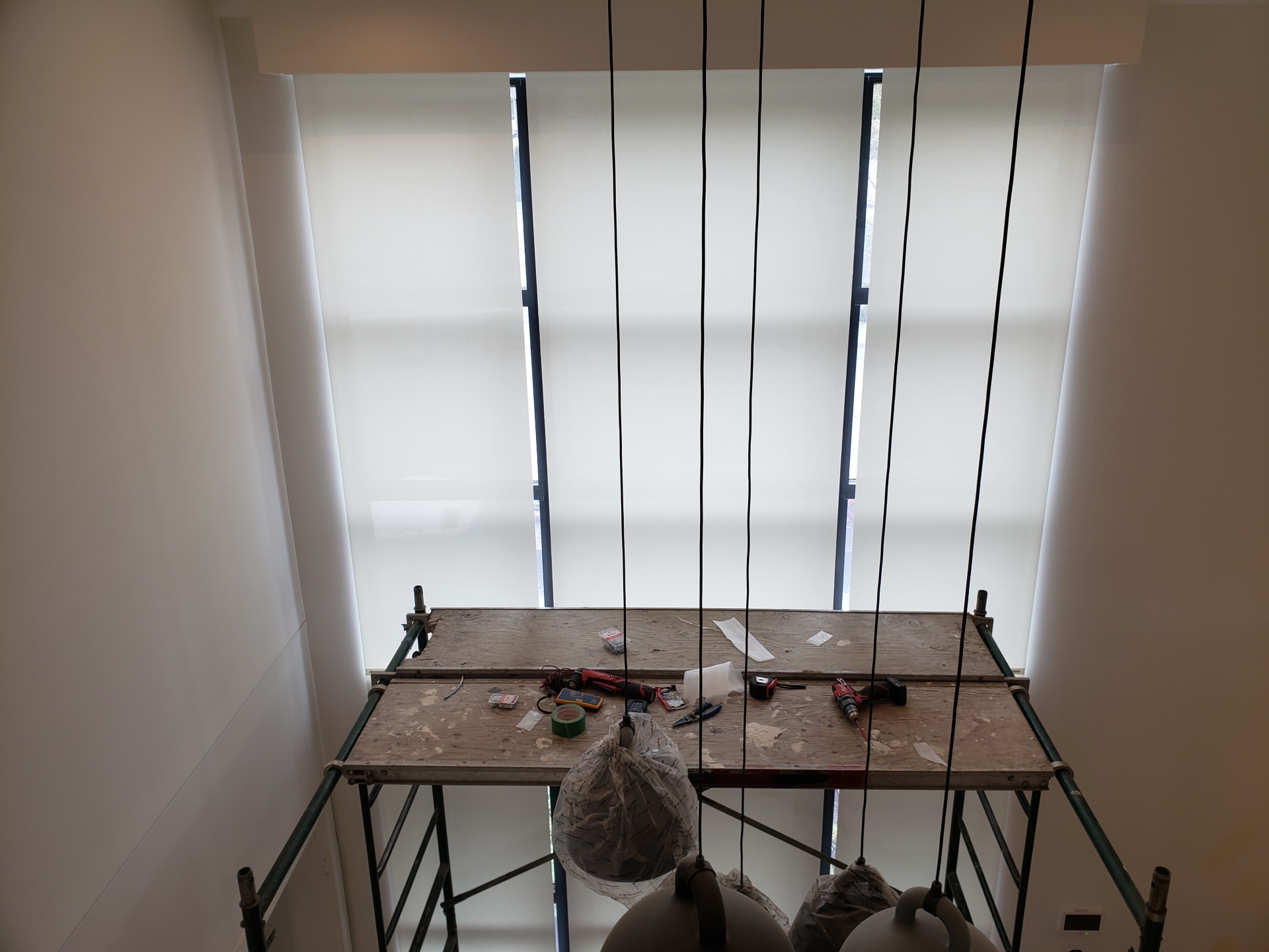 Extra Tall Lutron Motorized Roller Shades In North Vancouver image 2
