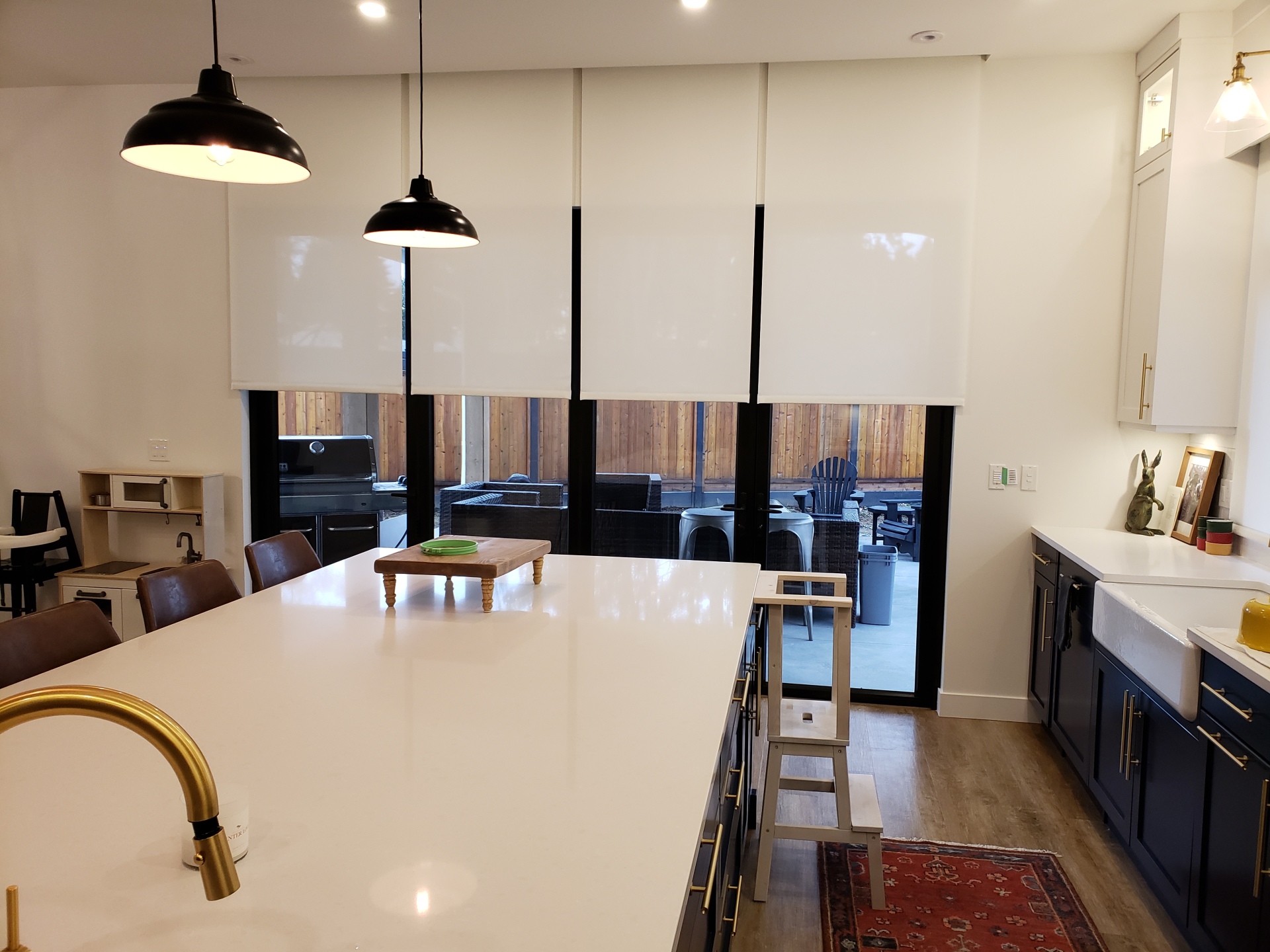 Maple Ridge Lutron Recessed Motorized Roller Shades image 4