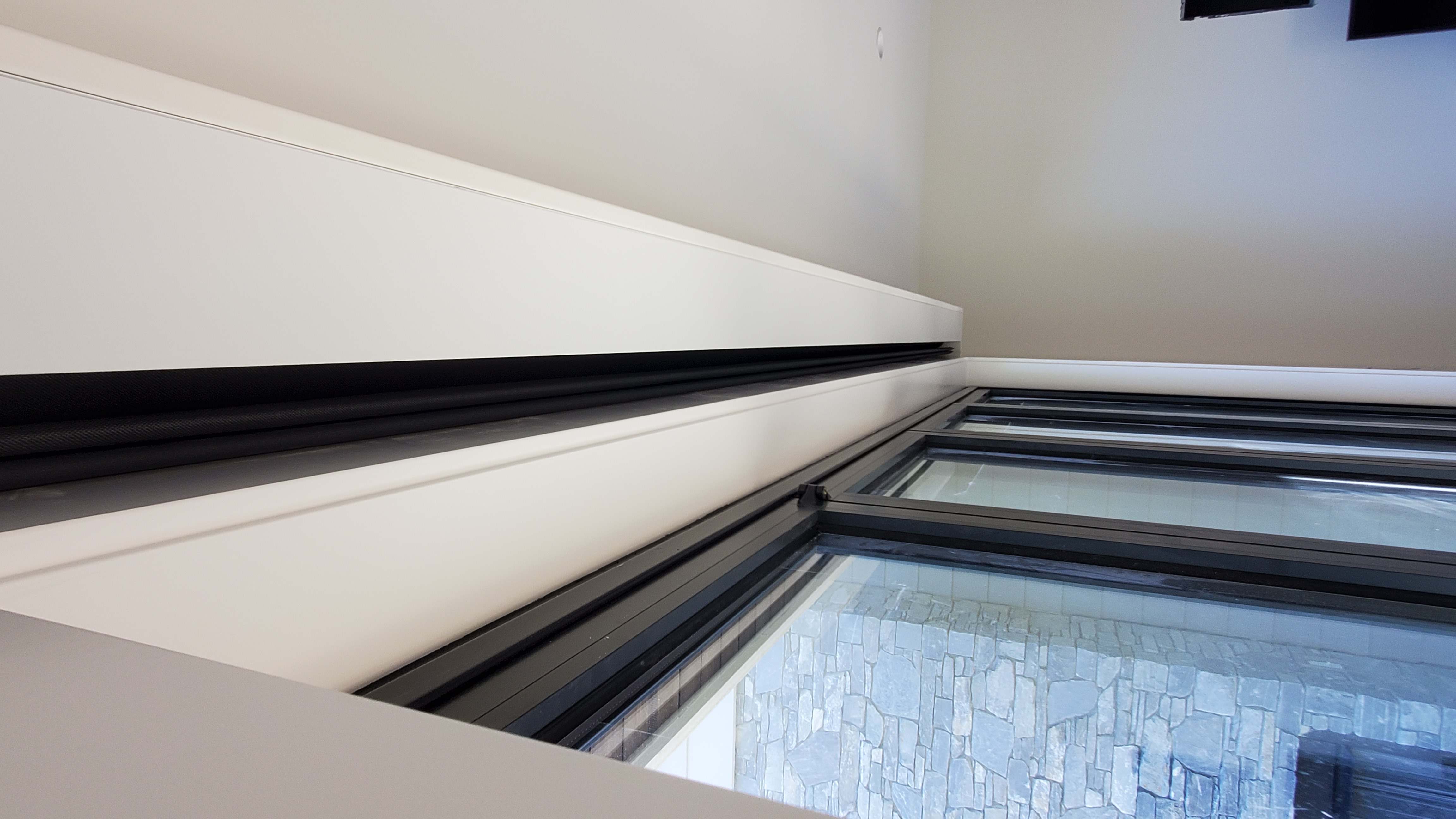 White Rock Lutron Roller Shades